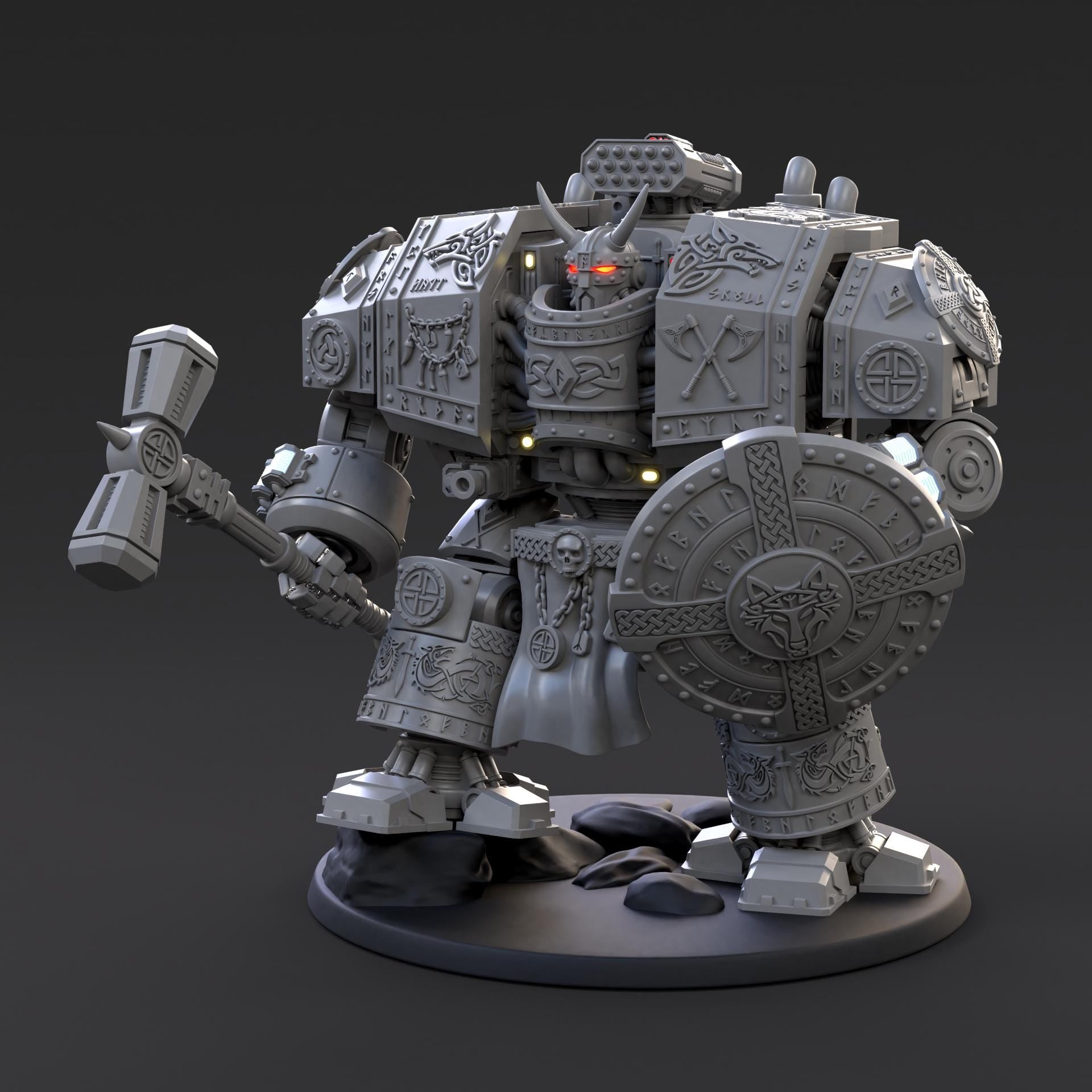 Viking Behemoth | Wargaming | Tabletop | 3D printed miniature | OPR compatible