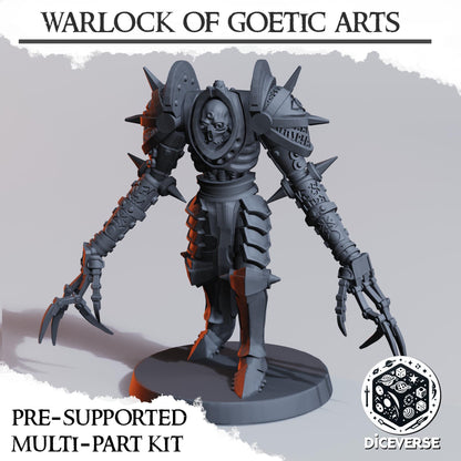 Warlock of Goetic Arts | Wargaming | Tabletop | 3D printed miniature | Trench Crusade compatible |" Pilgrim