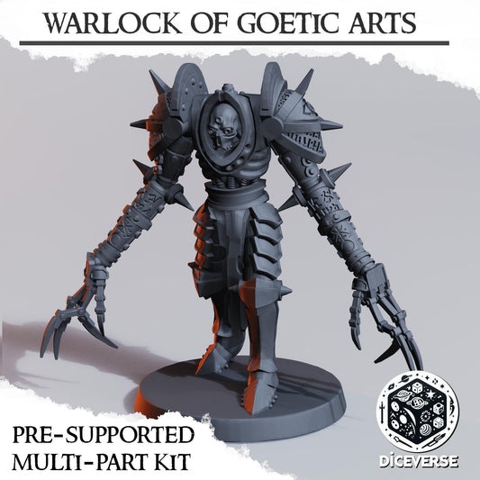 Warlock of Goetic Arts | Wargaming | Tabletop | 3D printed miniature | Trench Crusade compatible |" Pilgrim