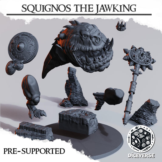 Squignos the Jawking | Wargaming | Tabletop | 3D printed miniature | Trench Crusade compatible | Pilgrim