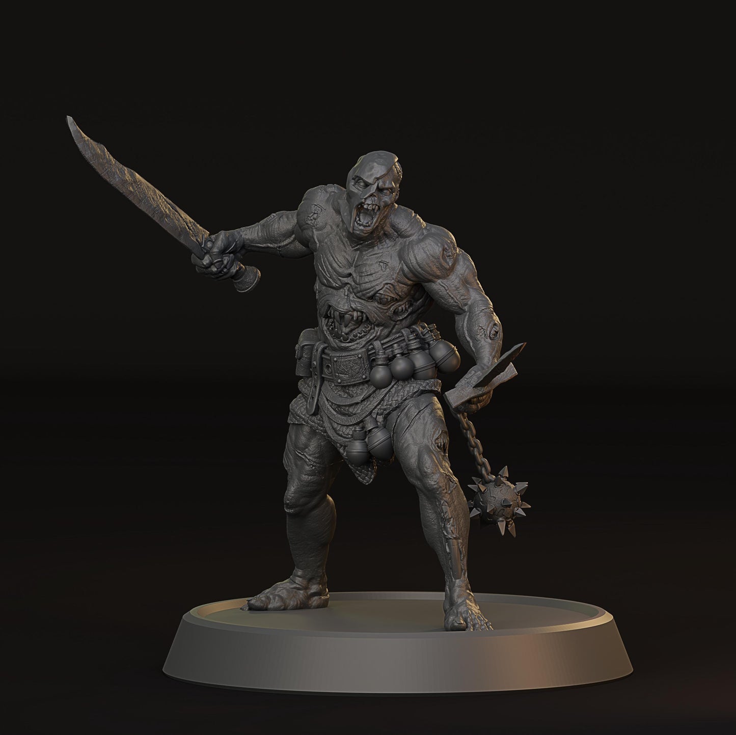 Ceuta Penal Colony Leader | Proxy Realms Gaming | Wargaming | Tabletop | 3D printed miniature | Trench Crusade compatible | Pilgrim