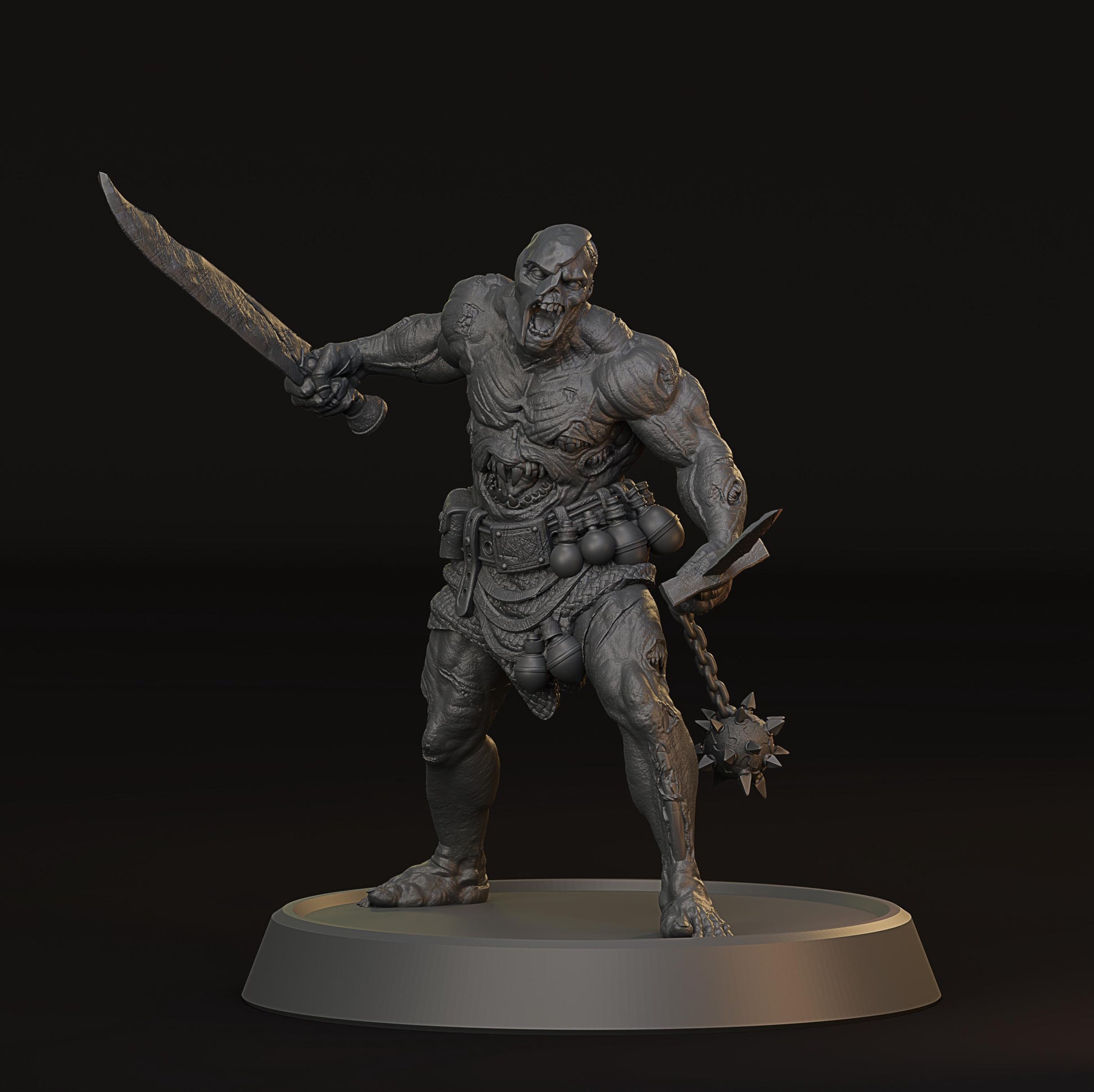 Ceuta Penal Colony Leader | Proxy Realms Gaming | Wargaming | Tabletop | 3D printed miniature | Trench Crusade compatible | Pilgrim
