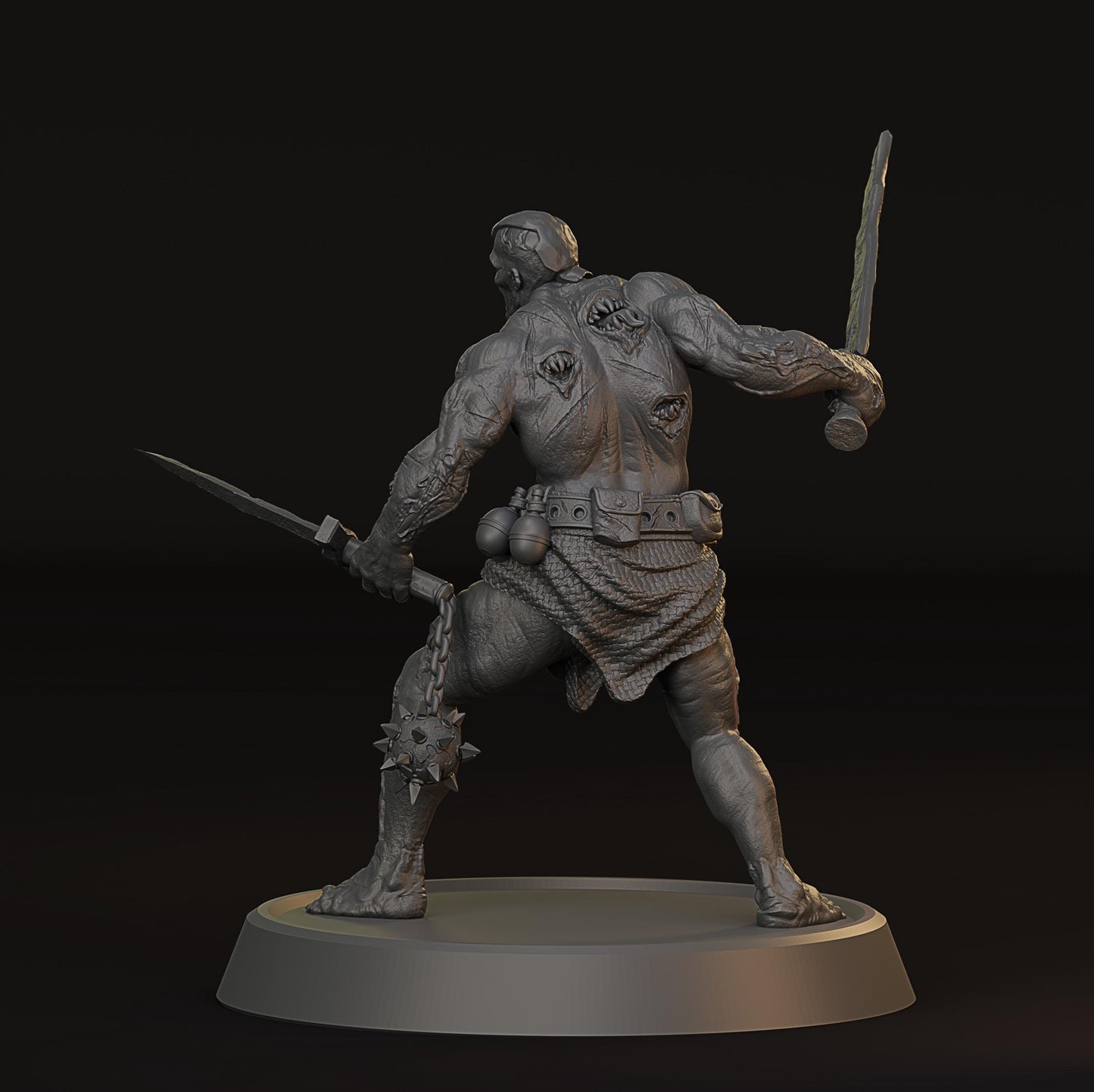 Ceuta Penal Colony Leader | Proxy Realms Gaming | Wargaming | Tabletop | 3D printed miniature | Trench Crusade compatible | Pilgrim