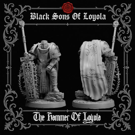 Hammer of Loyola | Proxy Realms Gaming | Wargaming | Tabletop | 3D printed miniature | Trench Crusade compatible | Pilgrim