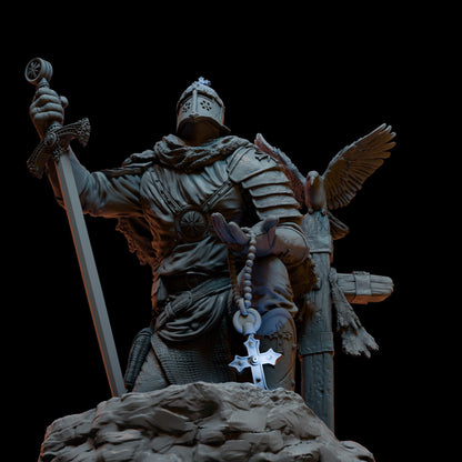 Iron Torquemada Kneeling | Proxy Realms Gaming | Wargaming | Tabletop | 3D printed miniature | Trench Crusade compatible | Pilgrim