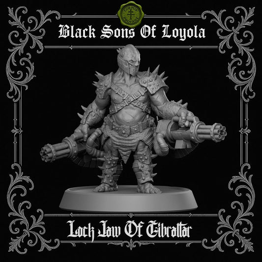 Losk Jas of Gibraltar | Proxy Realms Gaming | Wargaming | Tabletop | 3D printed miniature | Trench Crusade compatible | Pilgrim