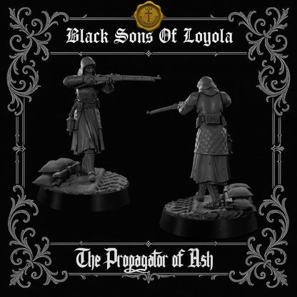 Propagator Of Ash | Proxy Realms Gaming | Wargaming | Tabletop | 3D printed miniature | Trench Crusade compatible | Pilgrim
