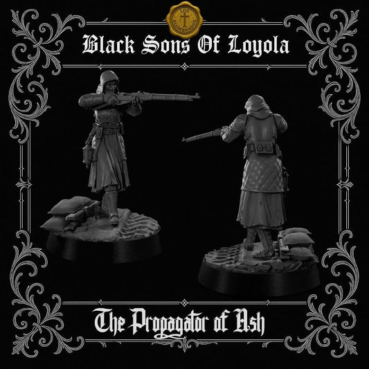 Propagator Of Ash | Proxy Realms Gaming | Wargaming | Tabletop | 3D printed miniature | Trench Crusade compatible | Pilgrim