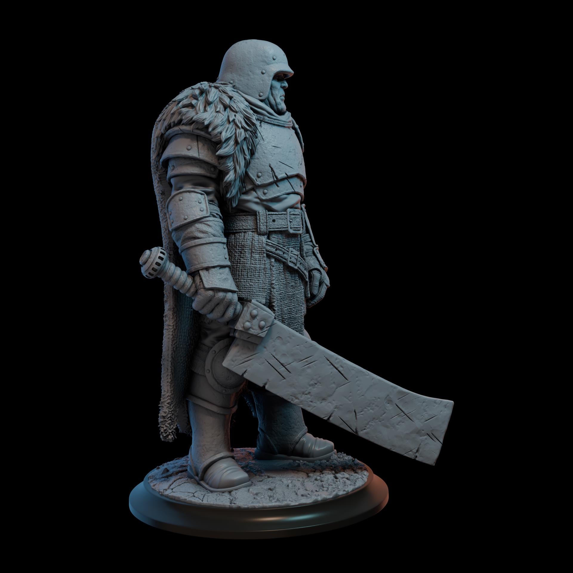 Sir Wulfric the Grim | Proxy Realms Gaming | Wargaming | Tabletop | 3D printed miniature | Trench Crusade compatible | Pilgrim