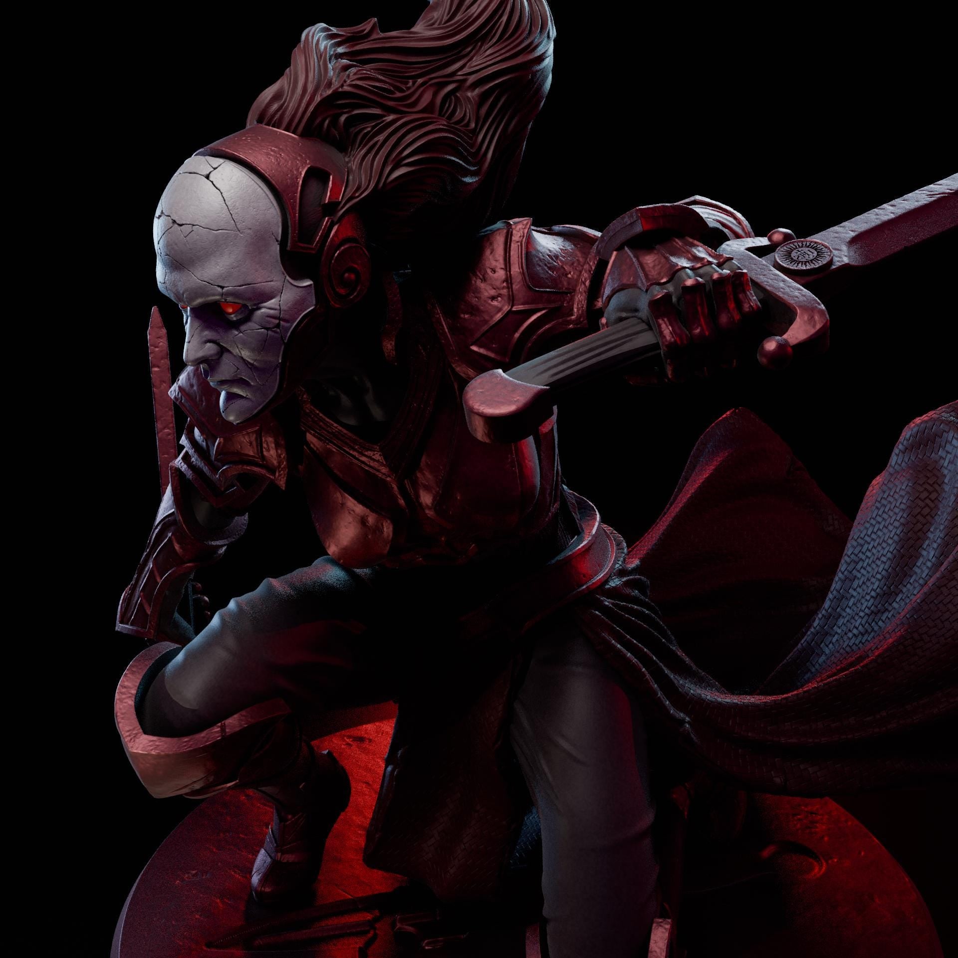 Sister Vespera | Proxy Realms Gaming | Wargaming | Tabletop | 3D printed miniature | Trench Crusade compatible | Pilgrim