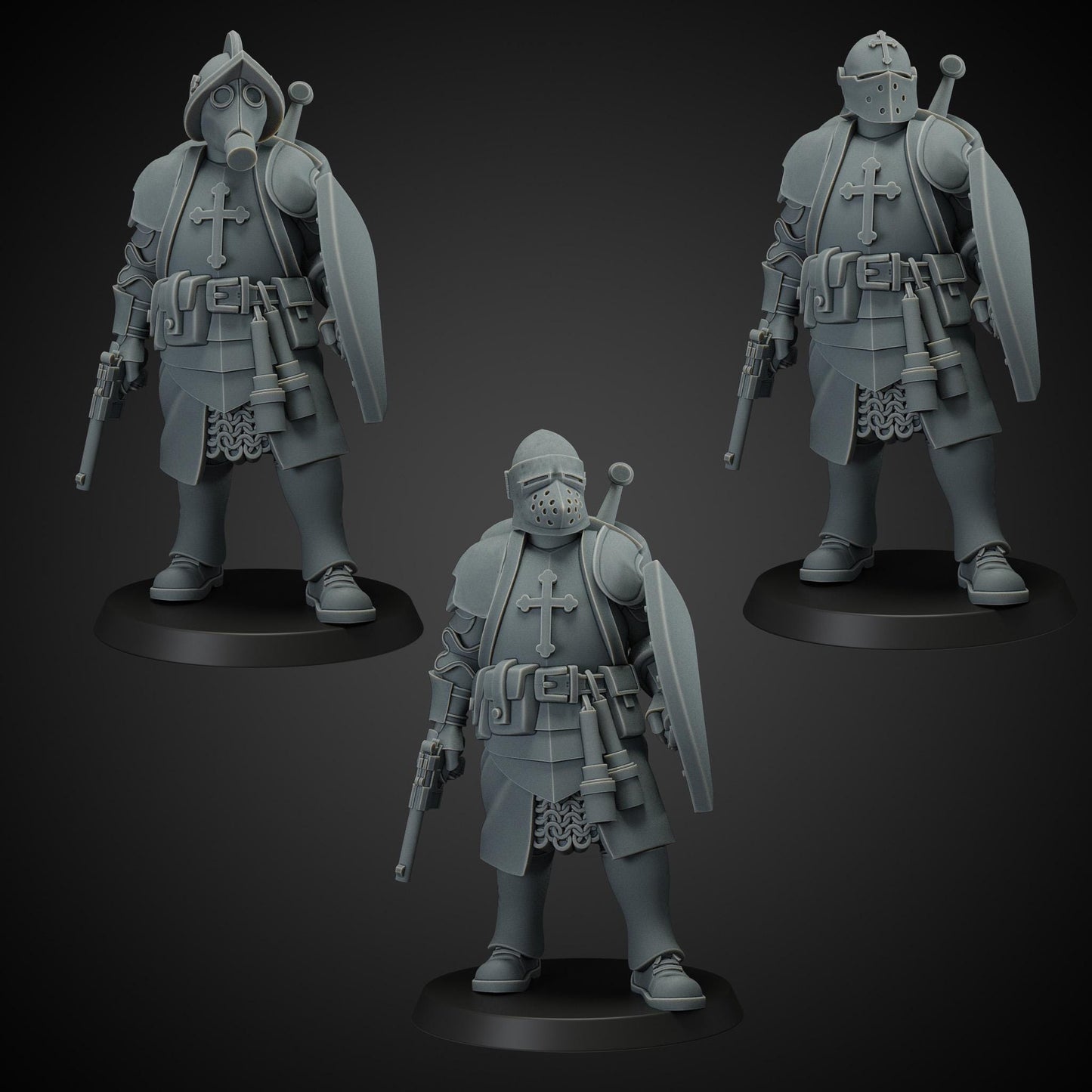 Trench Guards | Wargaming | Tabletop | 3D printed miniature | Trench Crusade compatible | Pilgrim