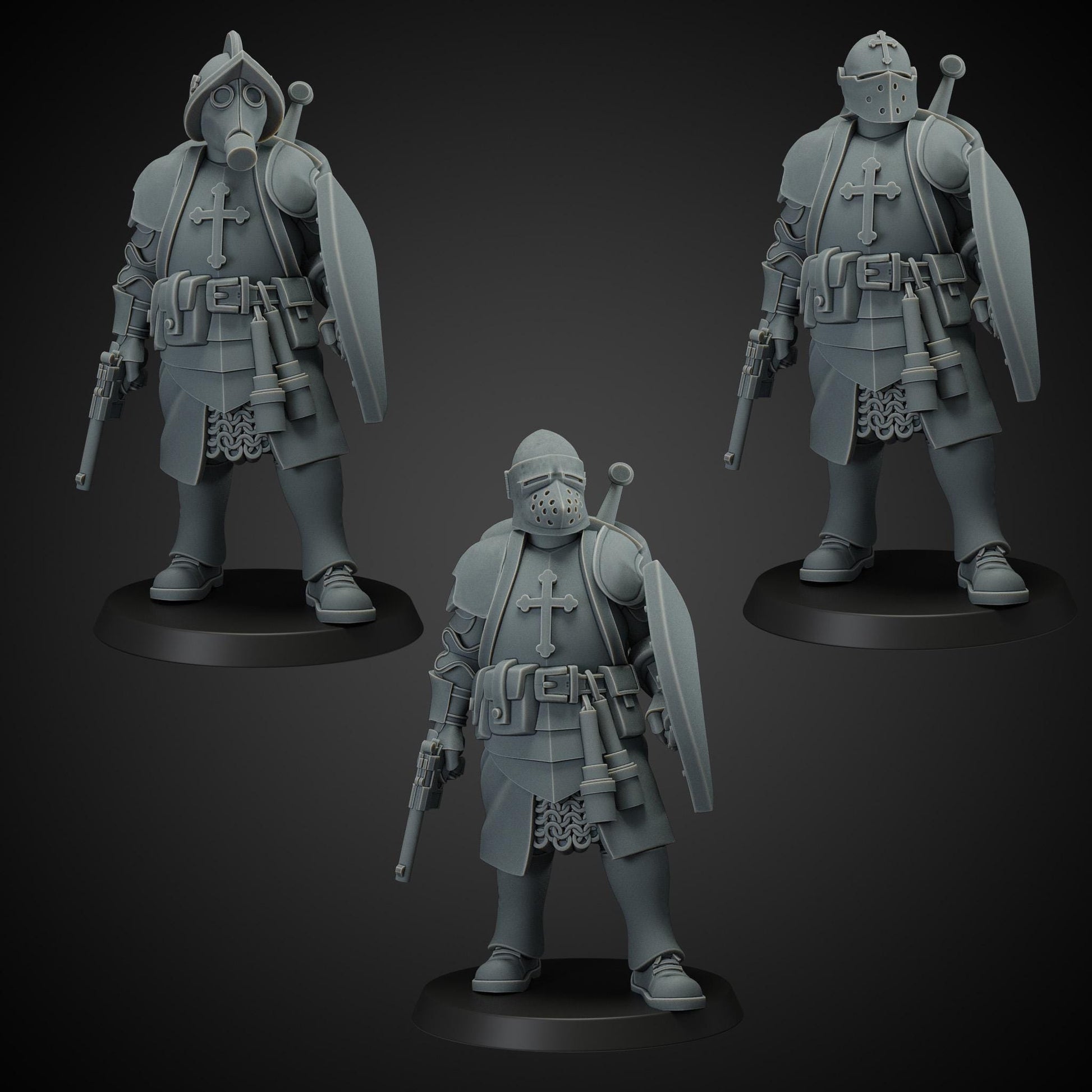 Trench Guards | Wargaming | Tabletop | 3D printed miniature | Trench Crusade compatible | Pilgrim