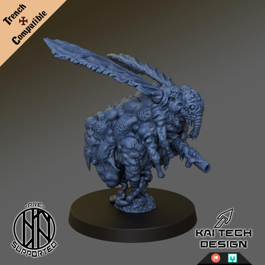 Grail - Beelzebub Herald | Wargaming | Tabletop | 3D printed miniature | Trench Crusade compatible | Pilgrim