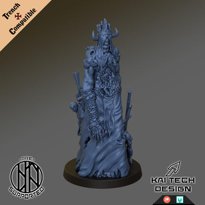 Grail - Tumuor Lord | Wargaming | Tabletop | 3D printed miniature | Trench Crusade compatible | Pilgrim