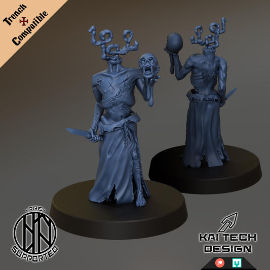 Heretics - Chorister | Wargaming | Tabletop | 3D printed miniature | Trench Crusade compatible | Pilgrim