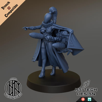 Heretics - Witch | Wargaming | Tabletop | 3D printed miniature | Trench Crusade compatible | Pilgrim