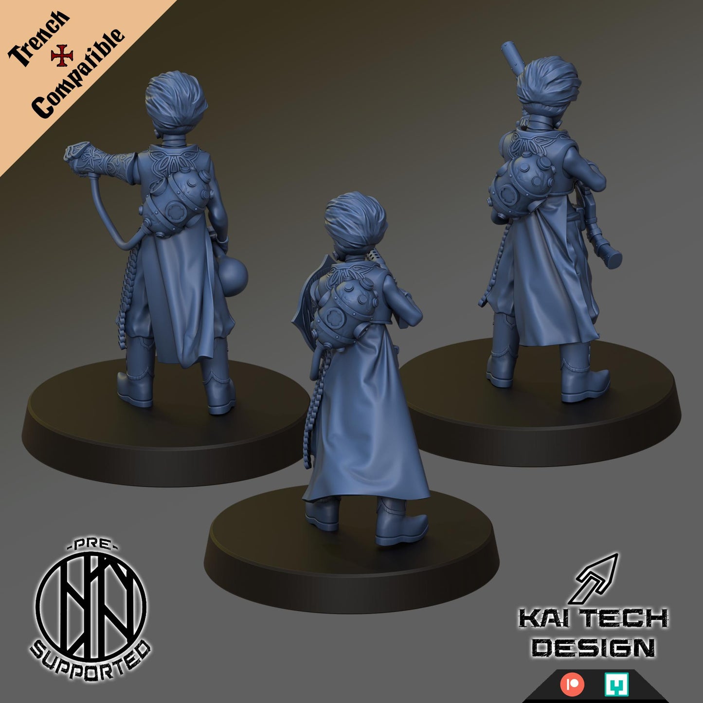 Sultanate - Alchemists | Wargaming | Tabletop | 3D printed miniature | Trench Crusade compatible | Pilgrim