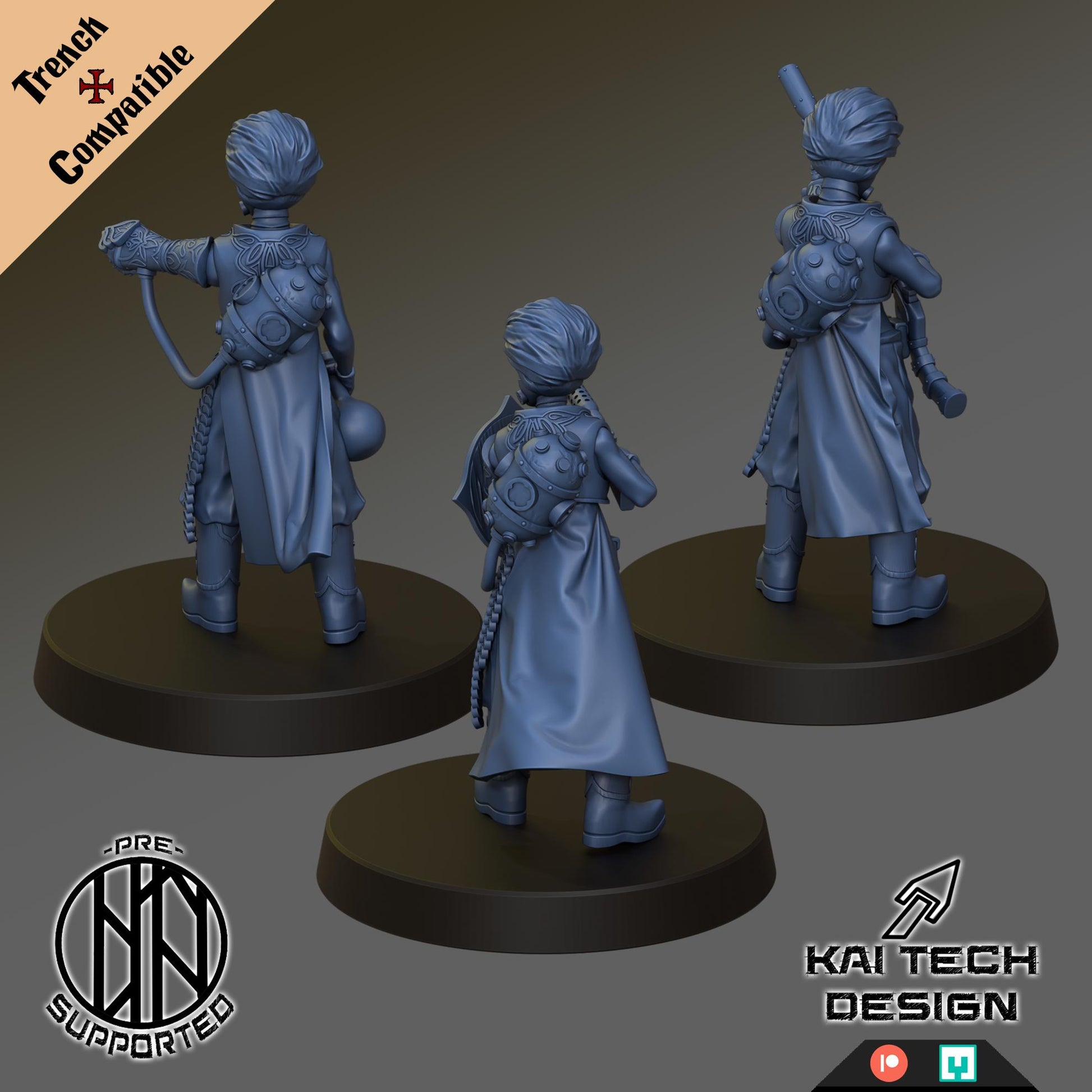 Sultanate - Alchemists | Wargaming | Tabletop | 3D printed miniature | Trench Crusade compatible | Pilgrim