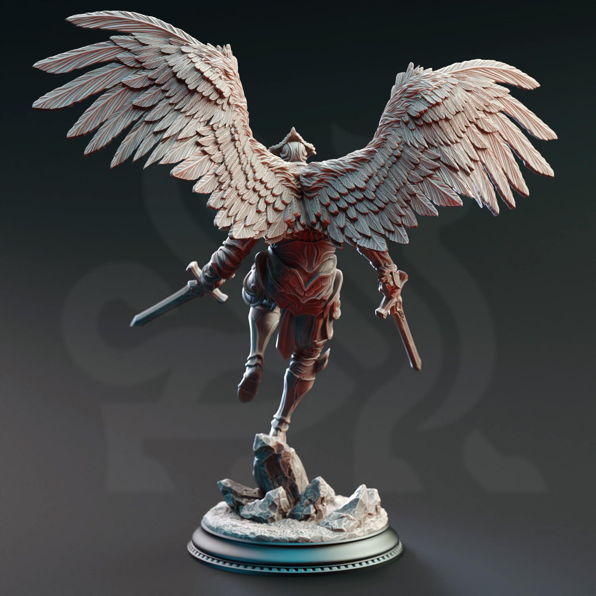 Ascended Commander Knight - Lydia the Merciless | 3D printed miniature | Tabletop Games | Dungeons and Dragons | Wargaming