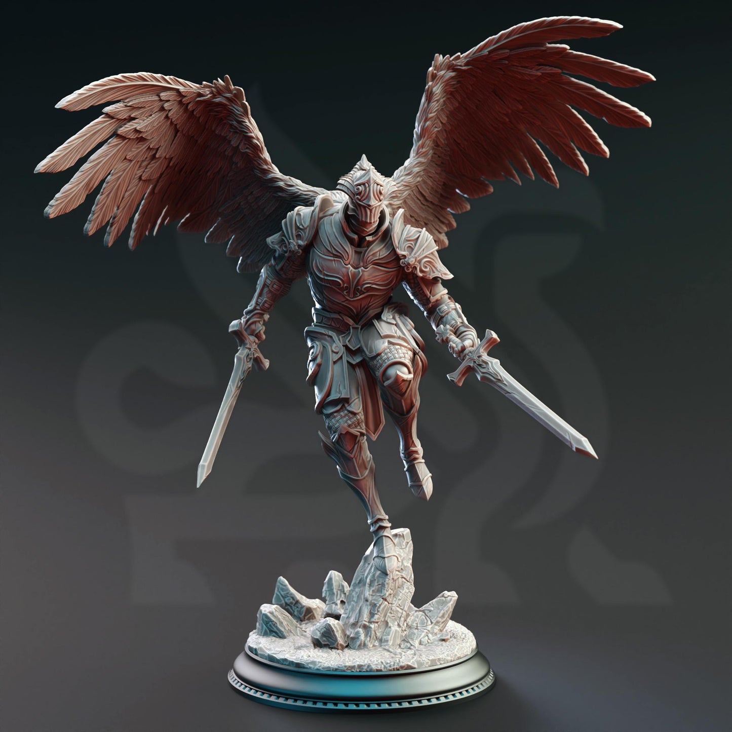 Ascended Commander Knight - Lydia the Merciless | 3D printed miniature | Tabletop Games | Dungeons and Dragons | Wargaming
