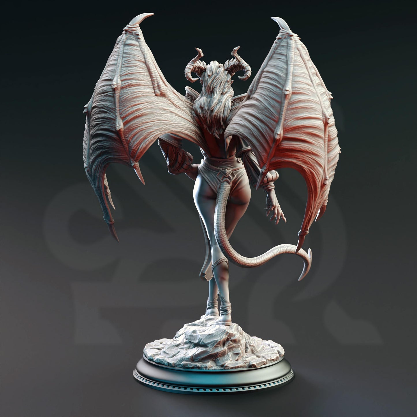 Succubus of Broken Oaths - Fortuna | 3D printed miniature | Tabletop Games | Dungeons and Dragons | Wargaming