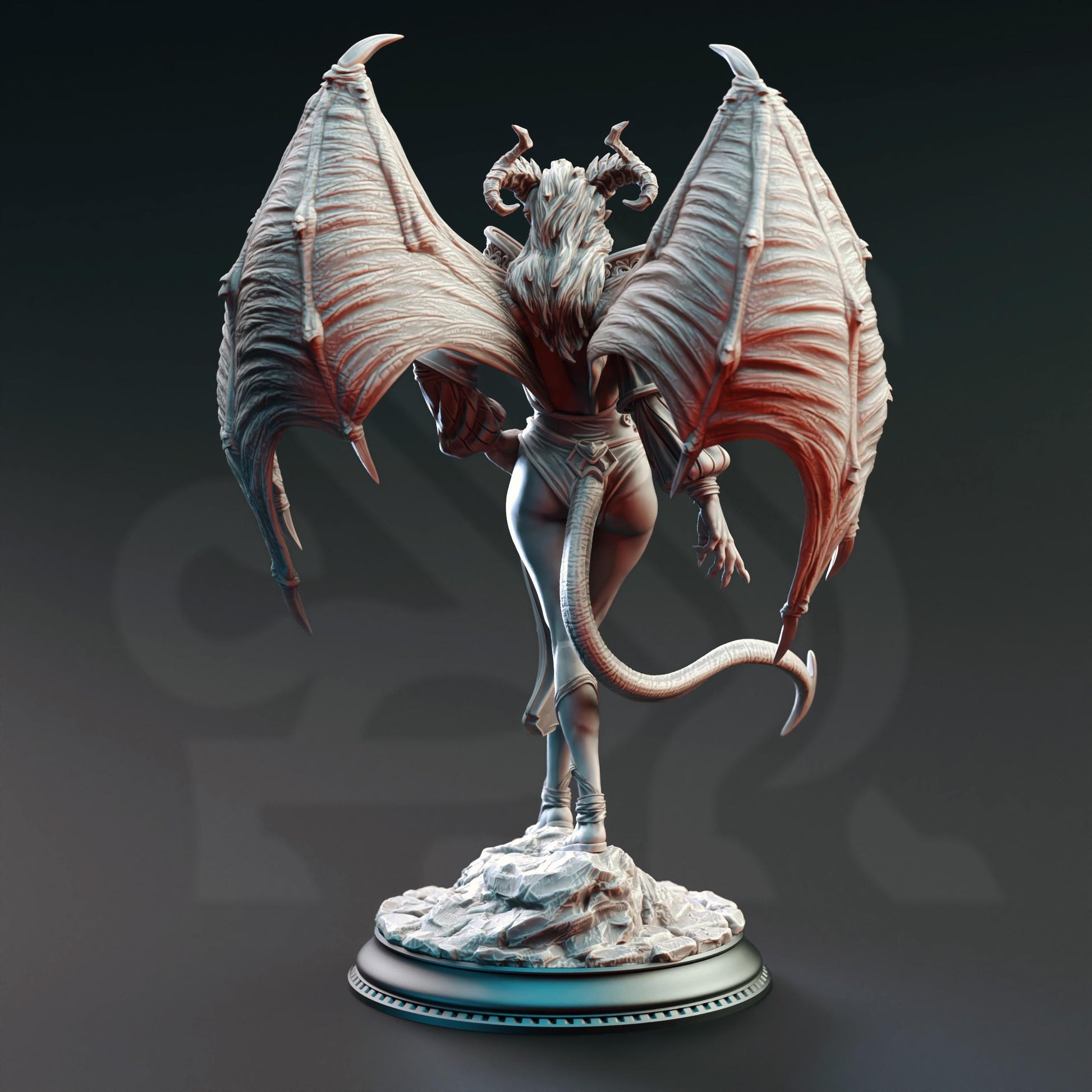 Succubus of Broken Oaths - Fortuna | 3D printed miniature | Tabletop Games | Dungeons and Dragons | Wargaming