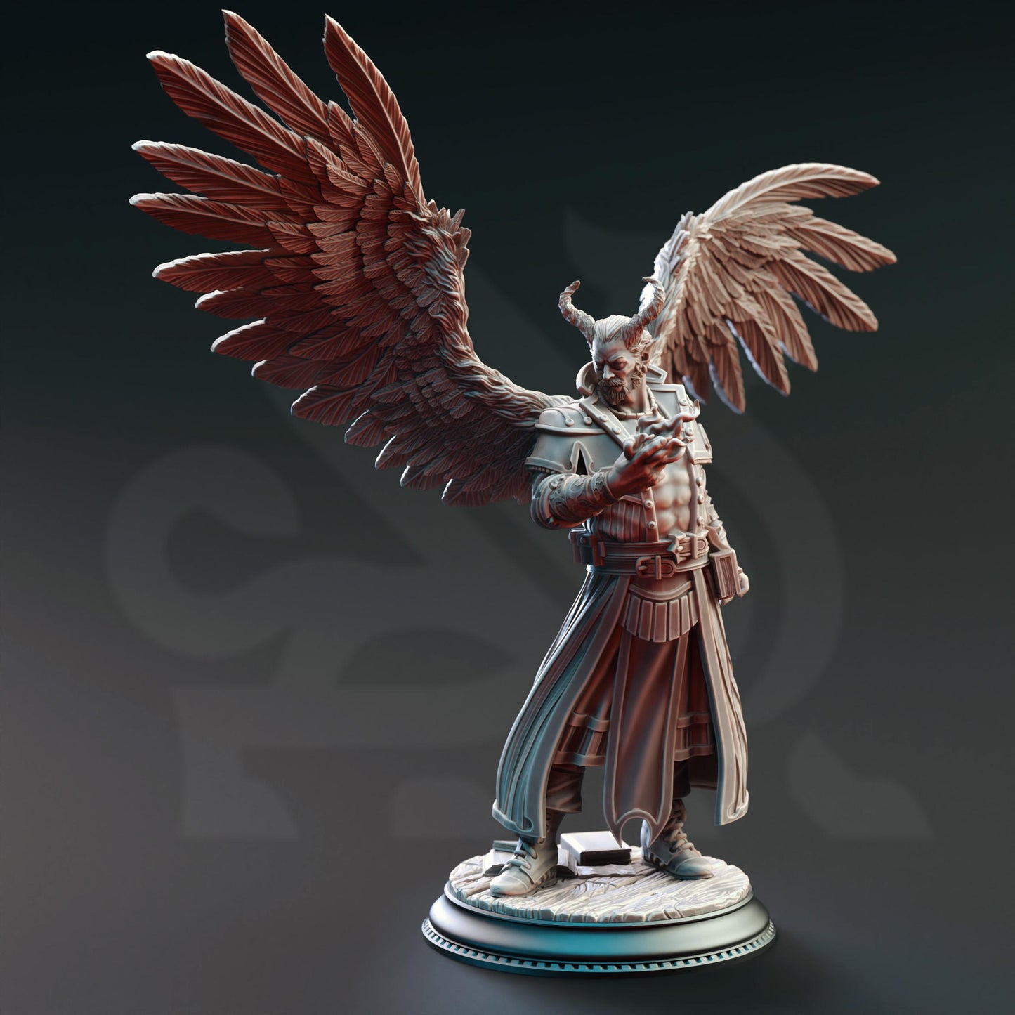 Tiefling Divine Soul Sorcerer - Istar the Redeemer | 3D printed miniature | Tabletop Games | Dungeons and Dragons | Wargaming