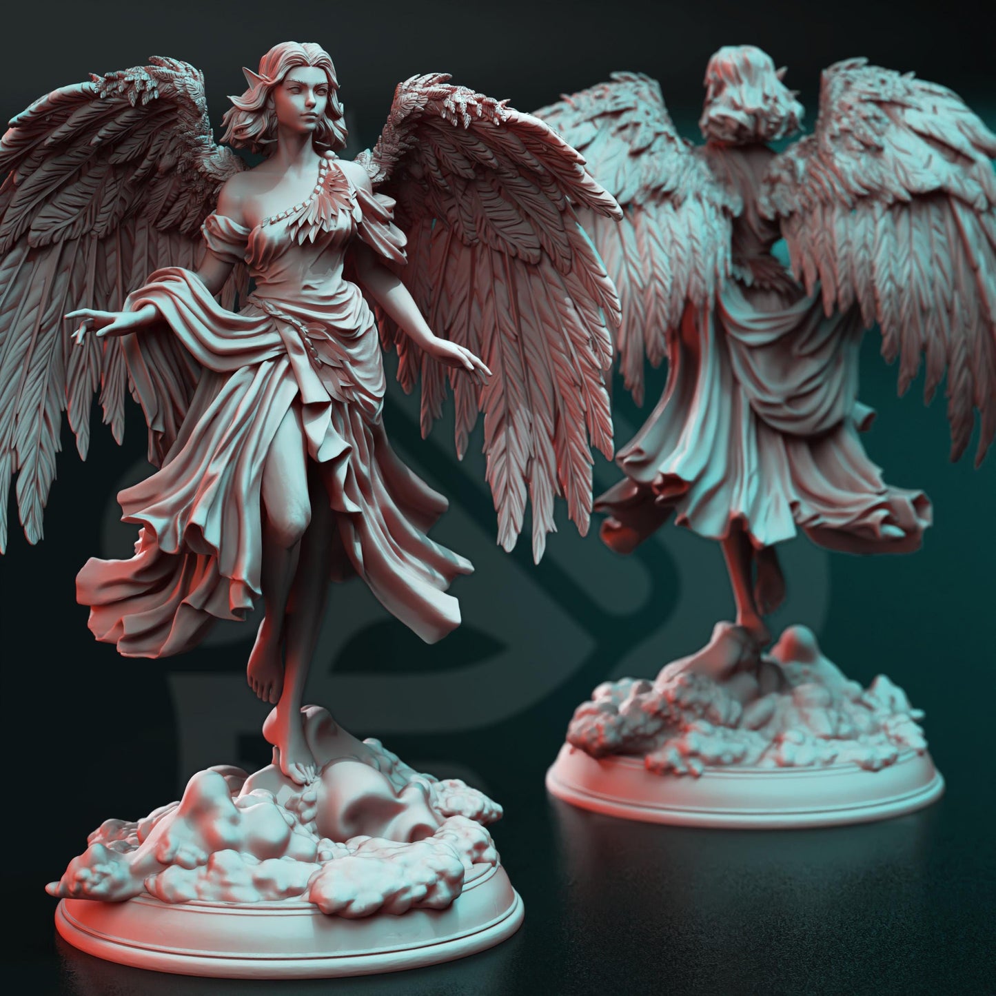 Angel of Love - Cesedra | 3D printed miniature | Tabletop Games | Dungeons and Dragons | Wargaming