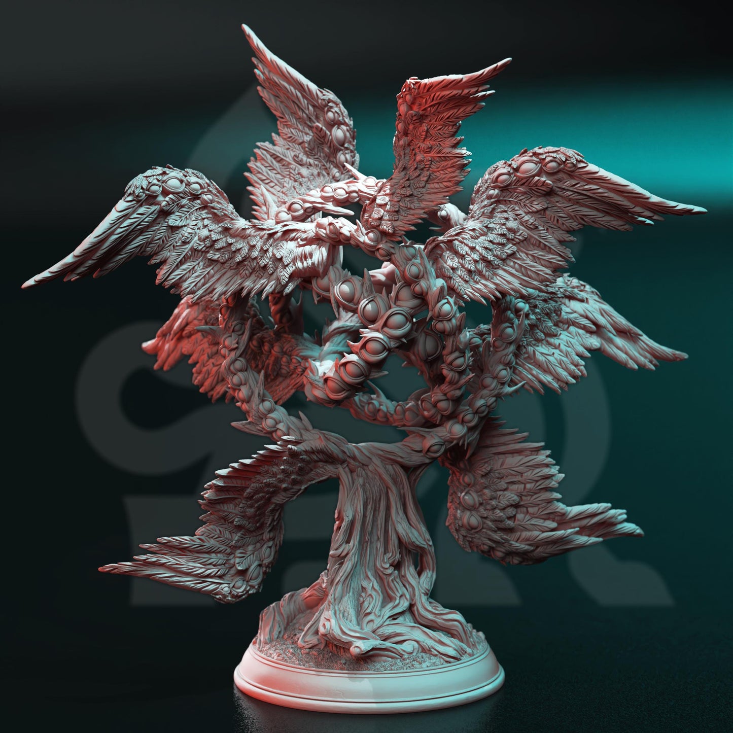 Angel of a Thousand Eyes - Erathis | 3D printed miniature | Tabletop Games | Dungeons and Dragons | Wargaming