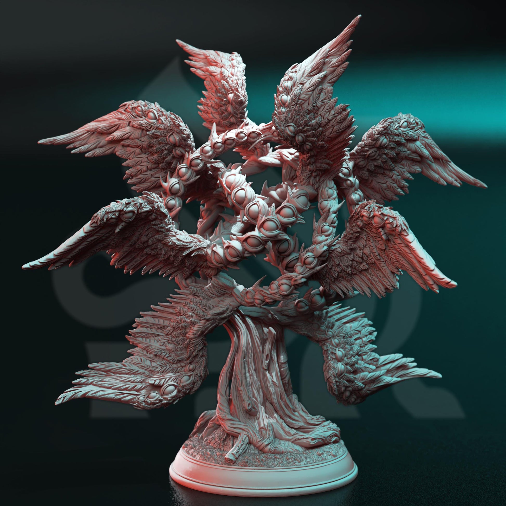 Angel of a Thousand Eyes - Erathis | 3D printed miniature | Tabletop Games | Dungeons and Dragons | Wargaming