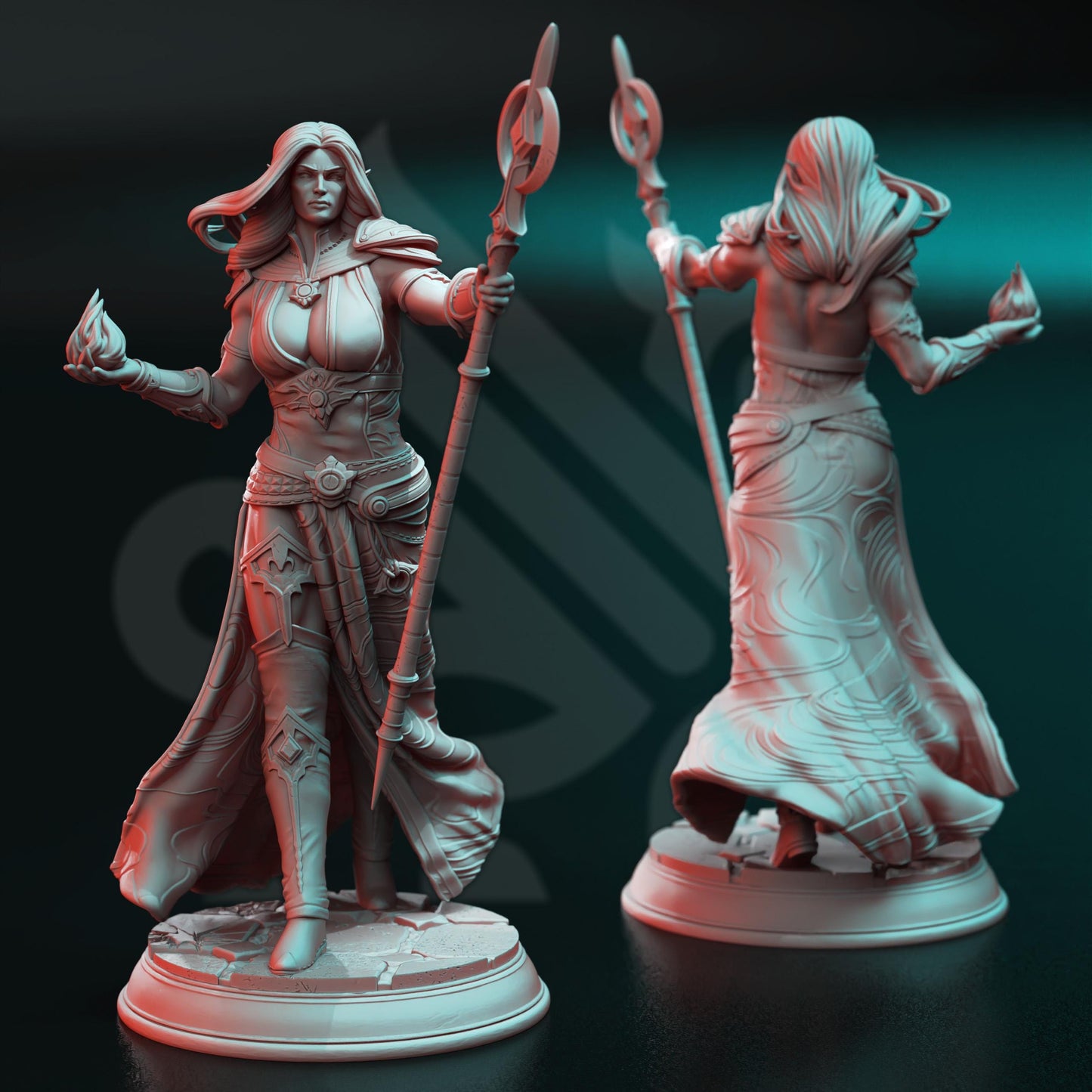 Goliath Blood Sorcereress - Harmara | 3D printed miniature | Tabletop Games | Dungeons and Dragons | Wargaming