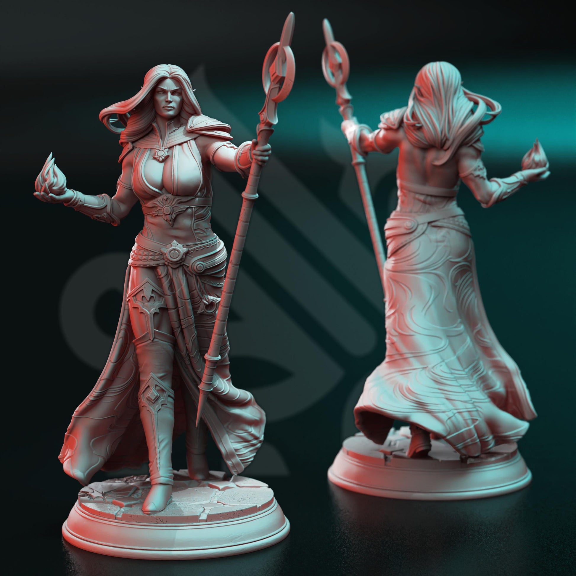 Goliath Blood Sorcereress - Harmara | 3D printed miniature | Tabletop Games | Dungeons and Dragons | Wargaming