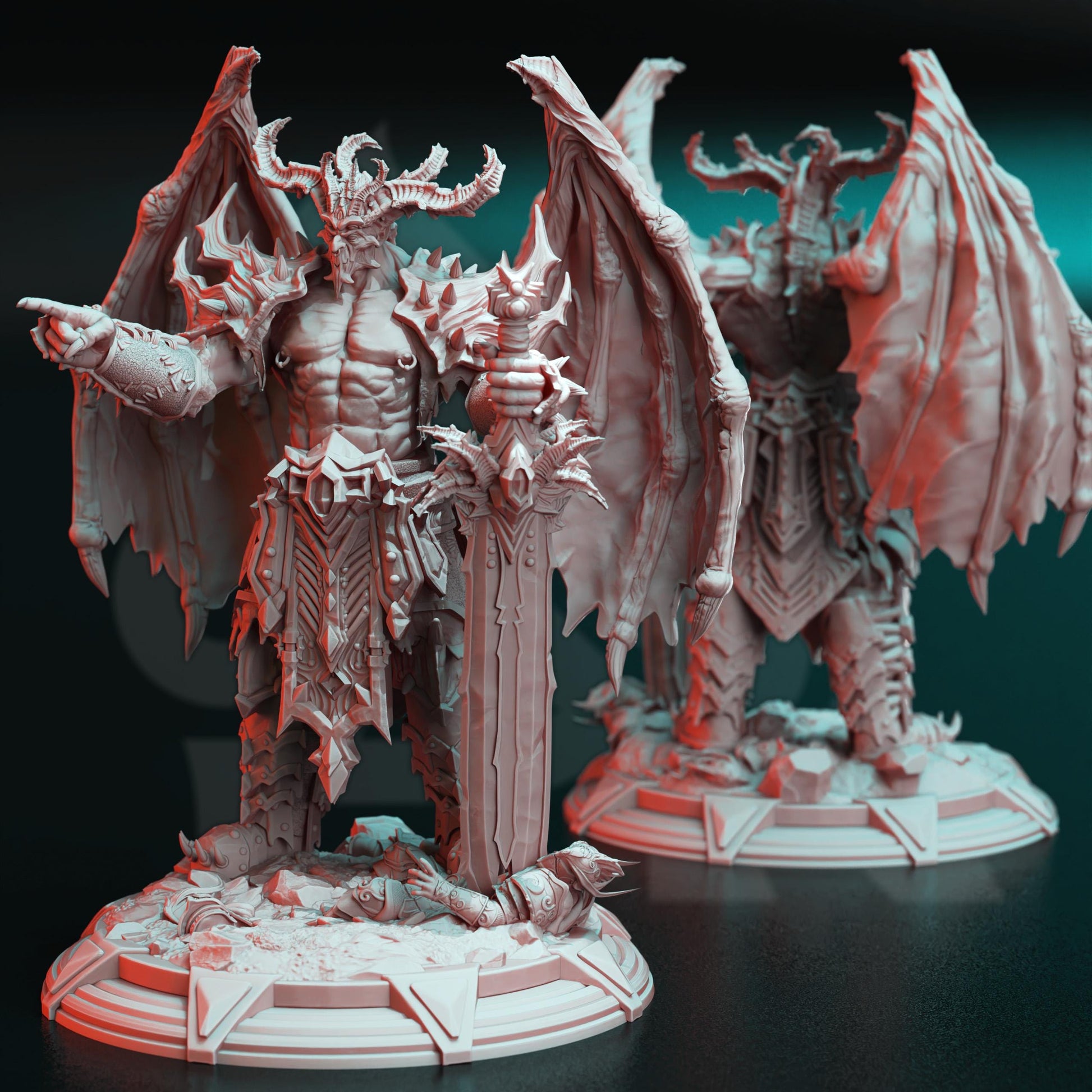 The Arch Devil - Kavaramon | 3D printed miniature | Tabletop Games | Dungeons and Dragons | Wargaming