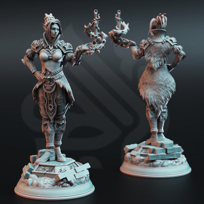 Half Elf Rogue Calanar | Painting | 3D printed | D&D | Dungeons and Dragons | Gift | RPG | Tabletop | Wargaming | 32mm | DM Stash