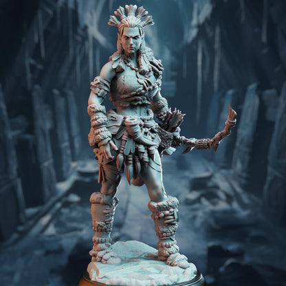 Female Human Ranger Strika | Painting | 3D printed | D&D | Dungeons and Dragons | Gift | RPG | Tabletop | Wargaming | 32mm | DM Stash