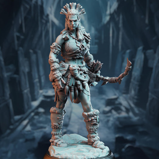 Female Human Ranger Strika | Painting | 3D printed | D&D | Dungeons and Dragons | Gift | RPG | Tabletop | Wargaming | 32mm | DM Stash