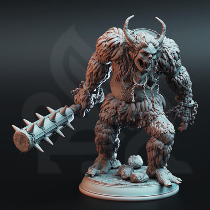 Snow Trolls - Tulva Drolls | 3D printed miniature | Tabletop Games | Dungeons and Dragons | Wargaming