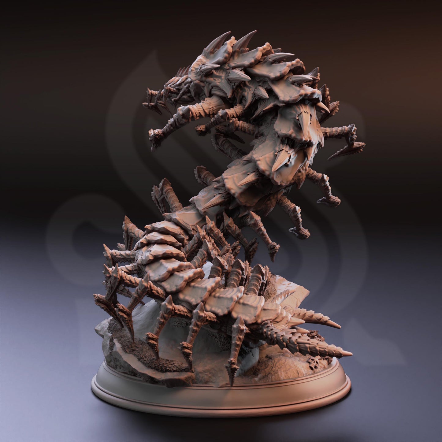 Eldritch Centipede Abomination - Monarch Conrad | 3D printed miniature | Tabletop Games | Dungeons and Dragons | Wargaming