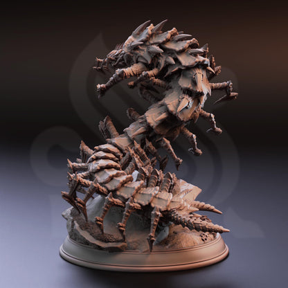 Eldritch Centipede Abomination - Monarch Conrad | 3D printed miniature | Tabletop Games | Dungeons and Dragons | Wargaming