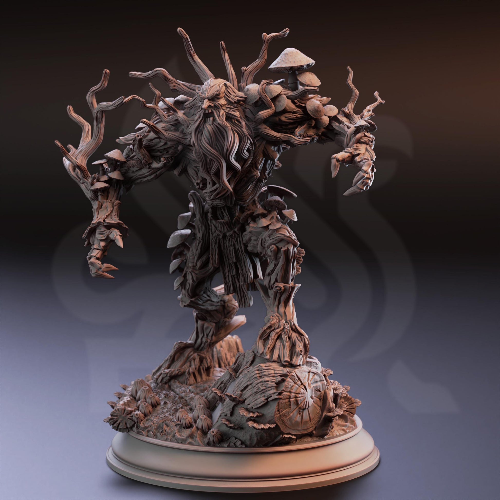 Corrupted Elder Treant - Garamundis | 3D printed miniature | Tabletop Games | Dungeons and Dragons | Wargaming