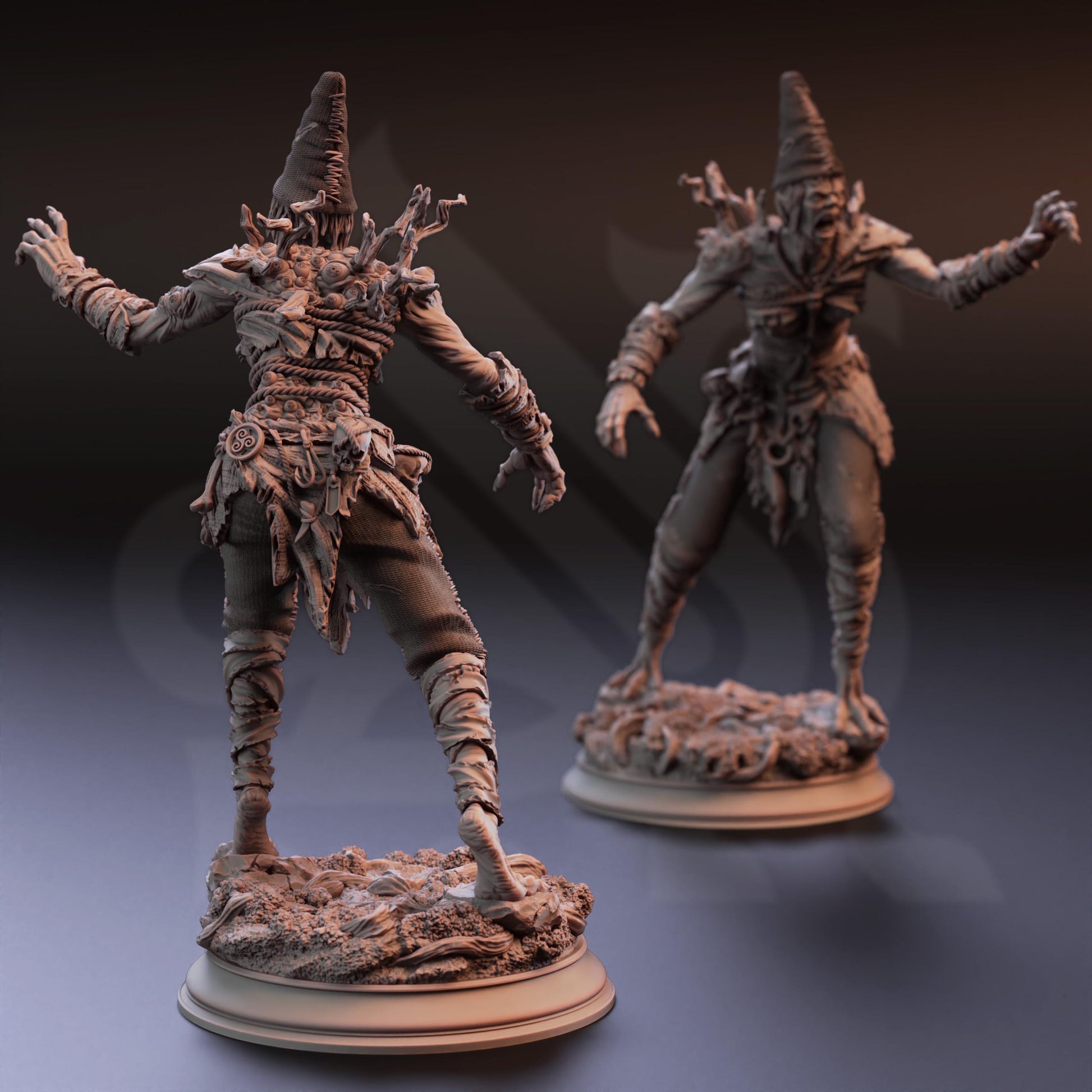 Voyeur Hag - Granny Nora | 3D printed miniature | Tabletop Games | Dungeons and Dragons | Wargaming