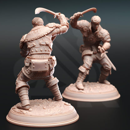 Male Bandits Dusty Dirks Bandits | Painting | 3D printed | D&D | Dungeons and Dragons Gift | RPG | Tabletop | Wargaming | 32mm | DM Stash