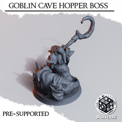 Goblin Cavehopper Boss | Wargaming | Tabletop | 3D printed miniature | Trench Crusade compatible |" Pilgrim