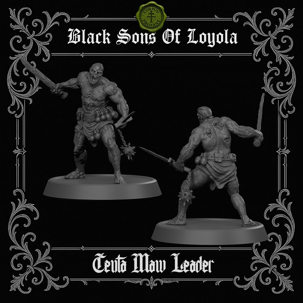 Ceuta Penal Colony Leader | Proxy Realms Gaming | Wargaming | Tabletop | 3D printed miniature | Trench Crusade compatible | Pilgrim