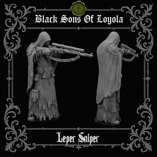 Leper Brigade Sniper | Wargaming | Tabletop | 3D printed miniature | Trench Crusade compatible | Pilgrim