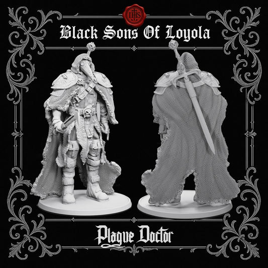 Plague Doctor | Proxy Realms Gaming | Wargaming | Tabletop | 3D printed miniature | Trench Crusade compatible | Pilgrim