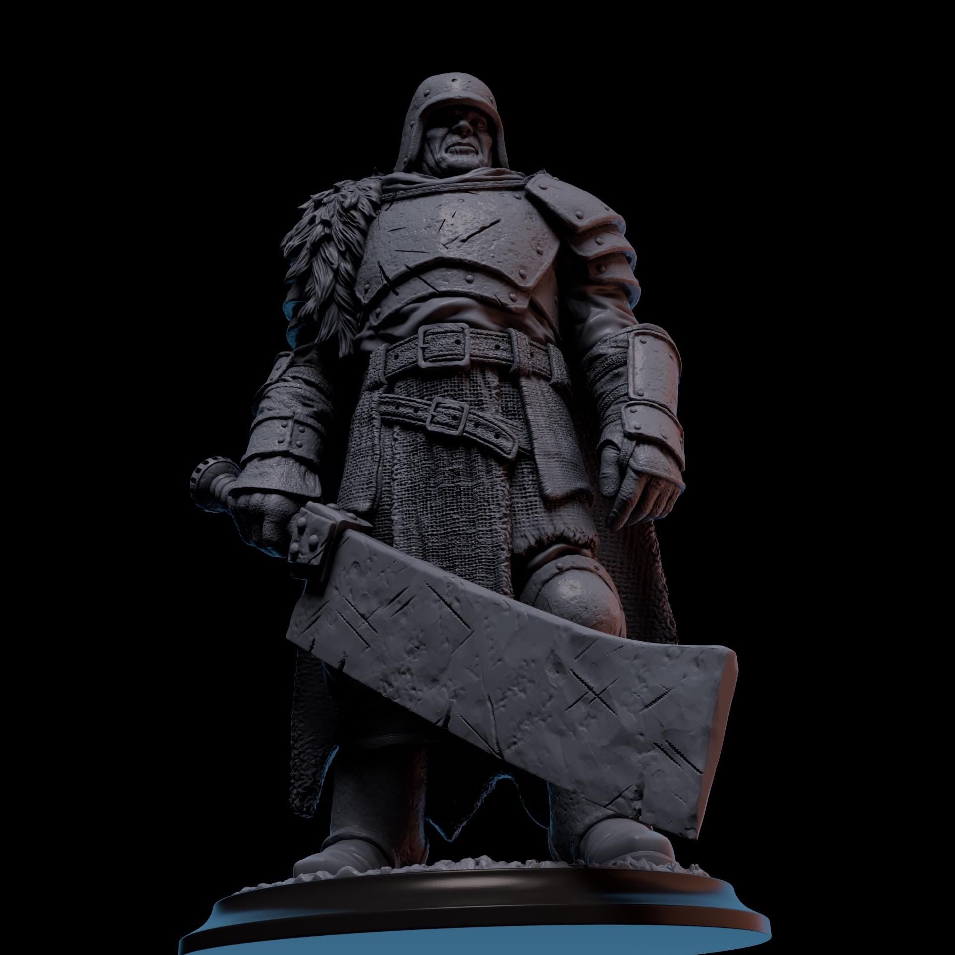 Sir Wulfric the Grim | Proxy Realms Gaming | Wargaming | Tabletop | 3D printed miniature | Trench Crusade compatible | Pilgrim