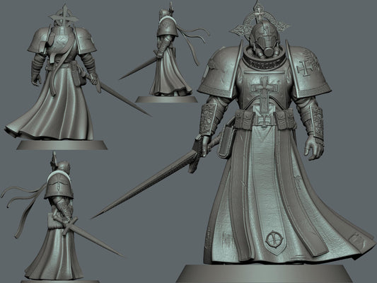 Superior General | Proxy Realms Gaming | Wargaming | Tabletop | 3D printed miniature | Trench Crusade compatible | Pilgrim