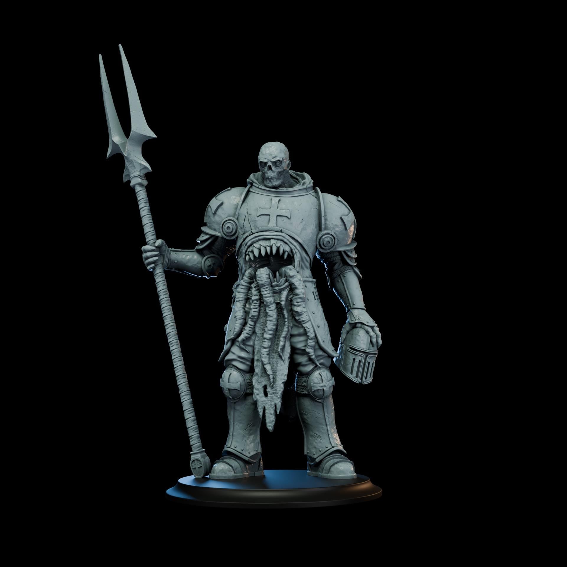 The Crimson Lancer Mimic | Proxy Realms Gaming | Wargaming | Tabletop | 3D printed miniature | Trench Crusade compatible | Pilgrim