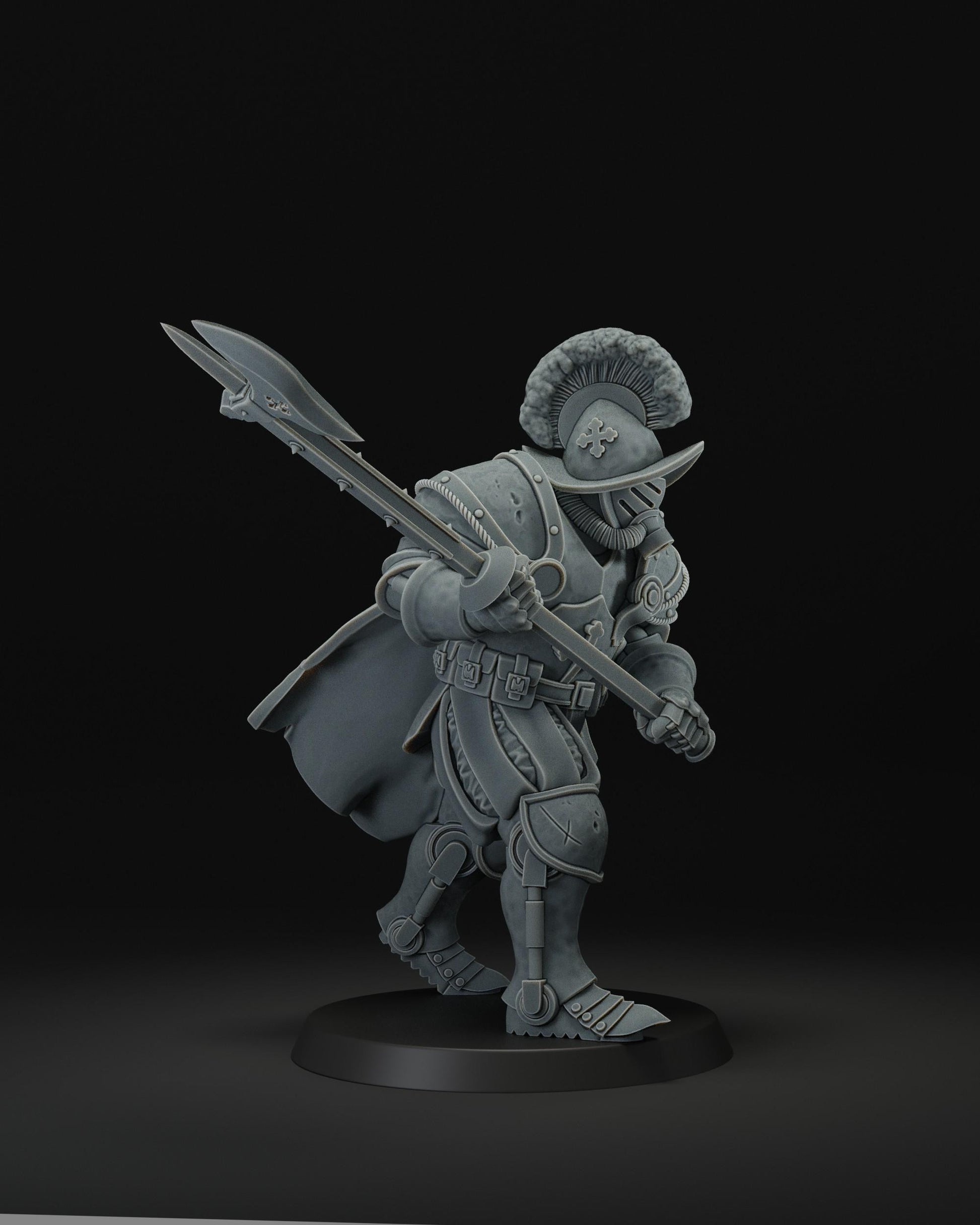 Heavy Infantry | JK Remo | Wargaming | Tabletop | 3D printed miniature | Trench Crusade compatible | Pilgrim